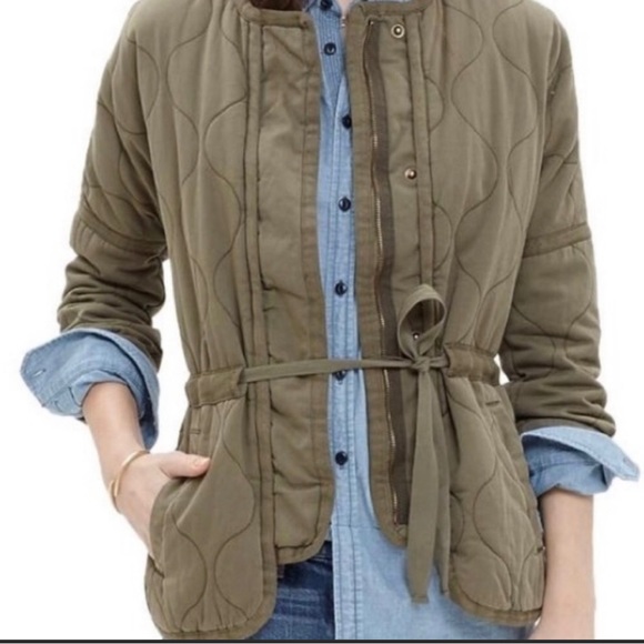 Madewell quilted jacket with draw-string - Picture 3 of 6